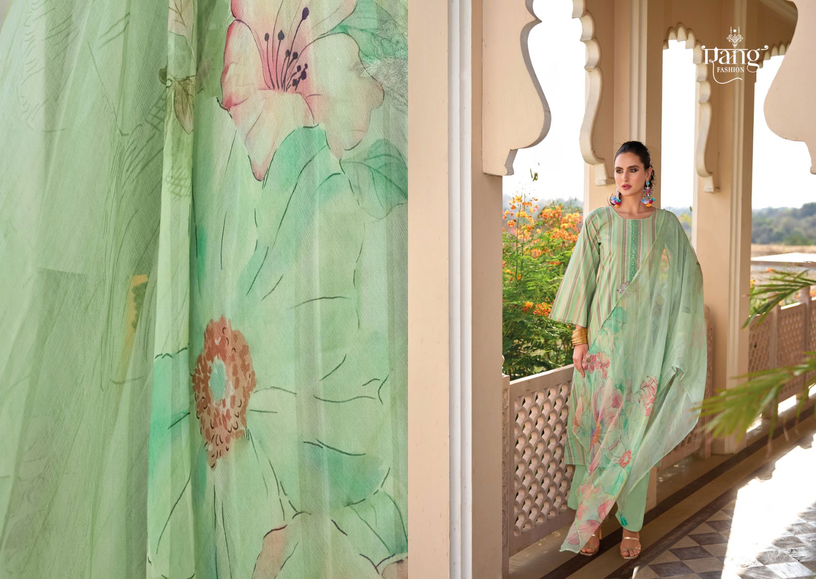 Meraki By Rung Lawn Cotton Dress Material Wholesale Clothing Suppliers In India